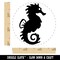 Seahorse Icon Self-Inking Rubber Stamp for Stamping Crafting Planners